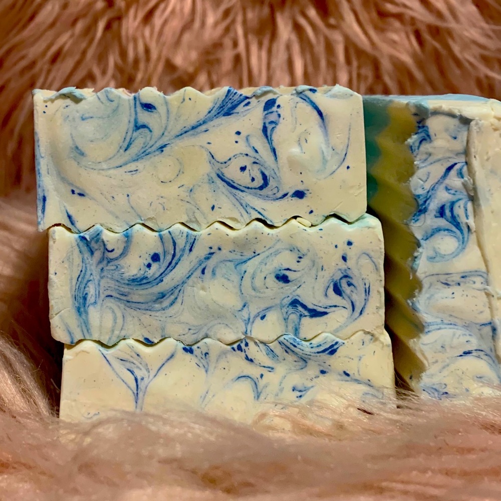 Goats milk soap volcano scent